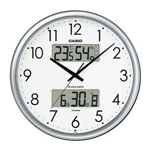 温湿度日付表示付き掛時計 ITM-650J-8JF