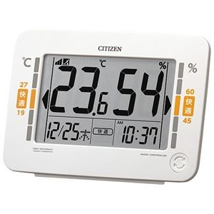 環境目安表示付き高精度デジタル温湿度計 8RZ232-003