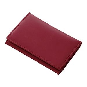 レイメイ藤井 メモホルダー付名刺入（革製）ワイン GLN1055Z