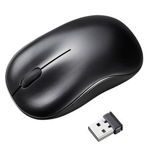 サンワサプライ ワイヤレスブルーLEDマウス MA-WB312BK