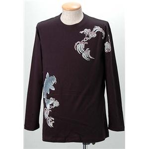 語れる立体和柄ロングTシャツ S-1300／登鯉 L(NP)
