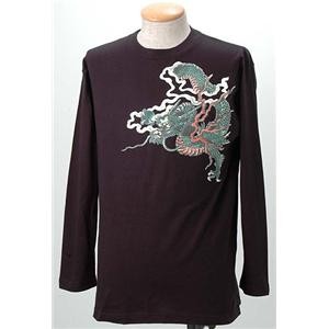 語れる立体和柄ロングTシャツ S-1670／緑龍 LL(NP)
