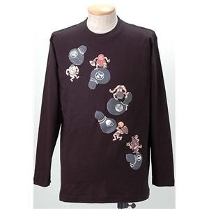 語れる立体和柄ロングTシャツ S-1979／瓢箪とっくり M(NP)