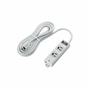 ELECOM（エレコム） EU RoHs指令準拠 雷ガード二重構造工事用タップ T-WRMK3230LG／RS