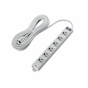 ELECOM（エレコム） EU RoHs指令準拠 雷ガード二重構造工事用タップ T-WRMK3650LG／RS