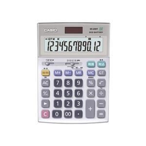 カシオ CASIO 本格実務電卓 12桁 デスクタイプ DS-20DT-N 1台