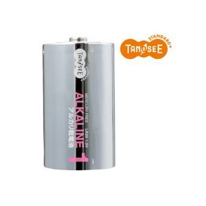 （まとめ）TANOSEE 単1形 アルカリ乾電池 2本入×50パック