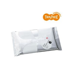 （まとめ）TANOSEE おそうじシート ガラス用 20枚入×50パック