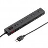 サンワサプライ 雷ガードタップ ブラック 3m TAP-SP2110N-3BK