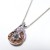 ダイヤモンド ネックレス 0.11ct K18 ピンクゴールド＆ホワイトゴールド ハート＆キューピット H＆C Hカラー SIクラス GOOD 揺れる ダイヤモンド ペンダント 鑑別書付き