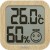 （まとめ） DRETEC デジタル温湿度計 ナチュラルウッド O-271NW 【×3セット】