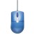 （まとめ）バッファロー 有線光学式マウス 静音3ボタン Mサイズ ブルー BSMOU27SMBL 1個【×5セット】