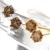 18金イエローゴールド ダイヤモンドピアス 0.1ct&18金ホワイトゴールドダイヤピアス 0.1ct
